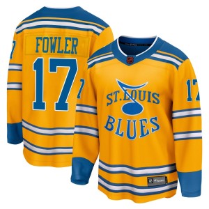 Cam Fowler Youth Fanatics Branded St. Louis Blues Breakaway Yellow Special Edition 2.0 Jersey