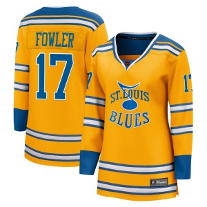Cam Fowler Women's Fanatics Branded St. Louis Blues Breakaway Yellow Special Edition 2.0 Jersey