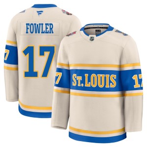 Cam Fowler Men's Fanatics St. Louis Blues Premium Cream 2025 Winter Classic Jersey