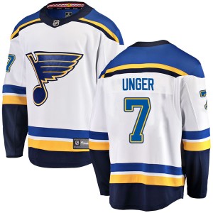 Garry Unger Youth Fanatics Branded St. Louis Blues Breakaway White Away Jersey