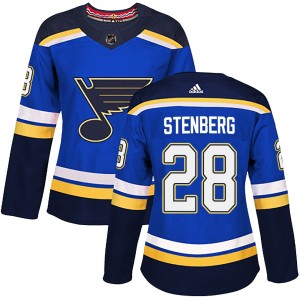 Otto Stenberg Women's Adidas St. Louis Blues Authentic Blue Home Jersey