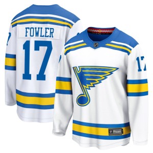 Cam Fowler Men's Fanatics St. Louis Blues Breakaway White Away 2025 Jersey
