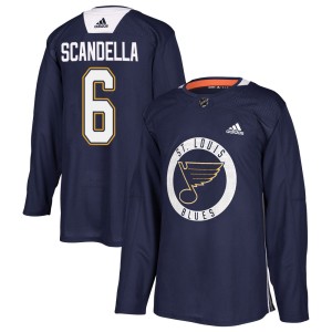 Marco Scandella Youth Adidas St. Louis Blues Authentic Blue Practice Jersey