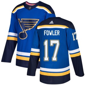 Cam Fowler Men's Adidas St. Louis Blues Authentic Blue Home Jersey