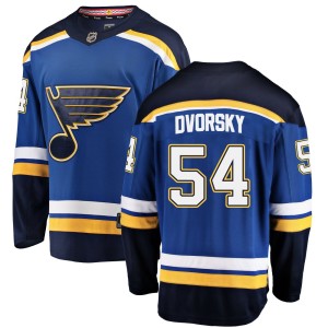 Dalibor Dvorsky Youth Fanatics Branded St. Louis Blues Breakaway Blue Home Jersey
