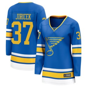 Adam Jiricek Women's Fanatics St. Louis Blues Breakaway Blue Home 2025 Jersey