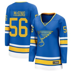 Hugh McGing Women's Fanatics St. Louis Blues Breakaway Blue Home 2025 Jersey
