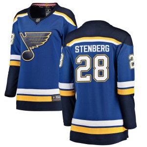 Otto Stenberg Women's Fanatics Branded St. Louis Blues Breakaway Blue Home Jersey