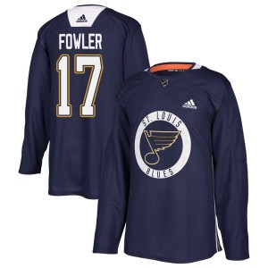 Cam Fowler Men's Adidas St. Louis Blues Authentic Blue Practice Jersey